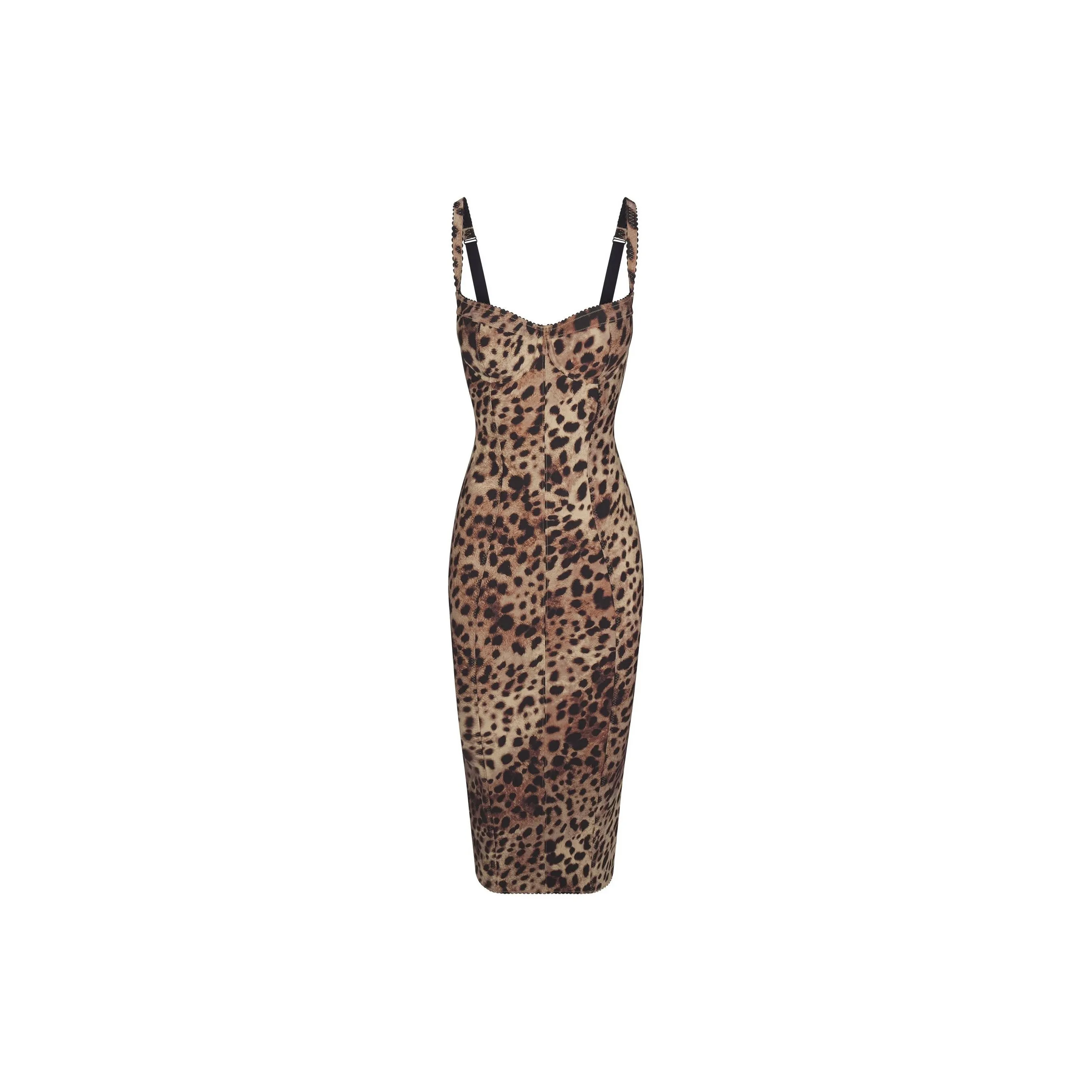 Skims DOLCE&GABBANA Collaboration Slip Dresses Women's LEOPARD/Leopard Print