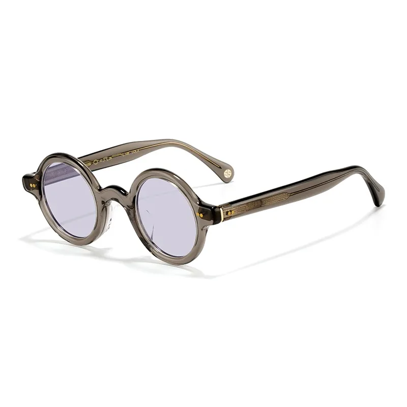 SUPER SUNG Plate Frame Round Sunglasses Unisex