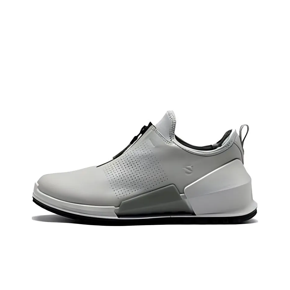 Ecco Slip-resistant Abrasion-resistant Low Top Casual Shoes Men's Gray Ecco Противоскользящие Аbrasion-resistant Низкие Кеды Повседневная Обувь Мужская Серый