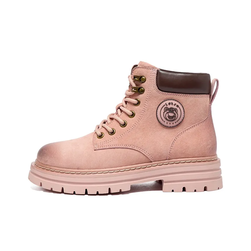 Disney Лотсо Детские кожаные сапоги High Top для школьного возраста