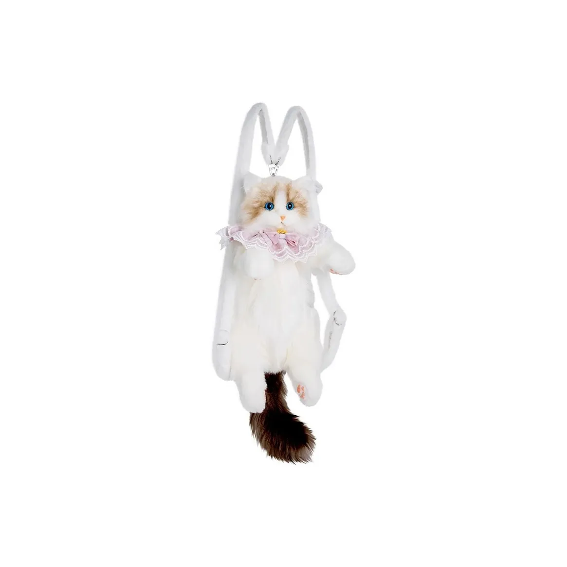 Meow In The Grass Plush Backpack Unisex Multicolor