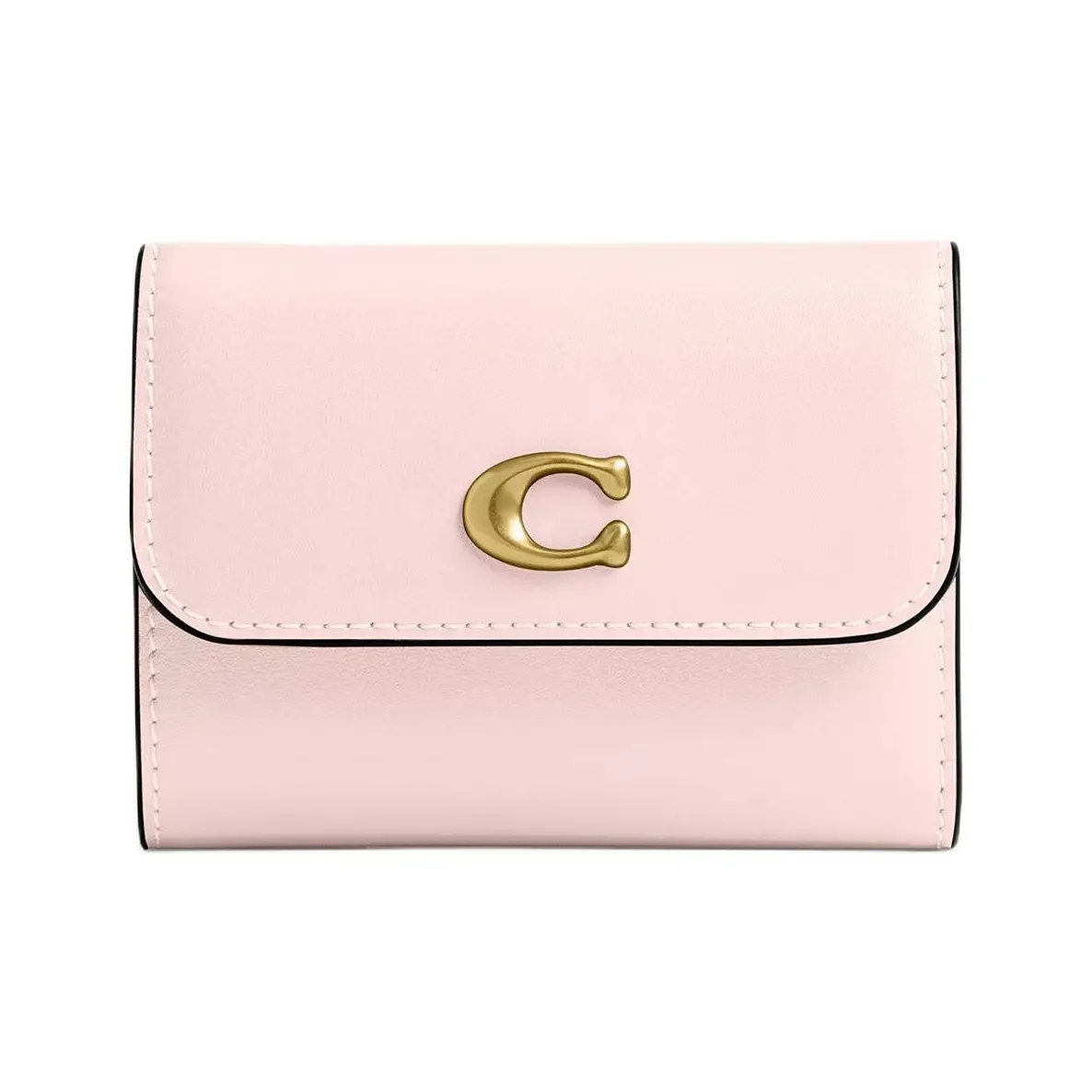 COACH Calfskin Wallet Mini Women's Blush Pink