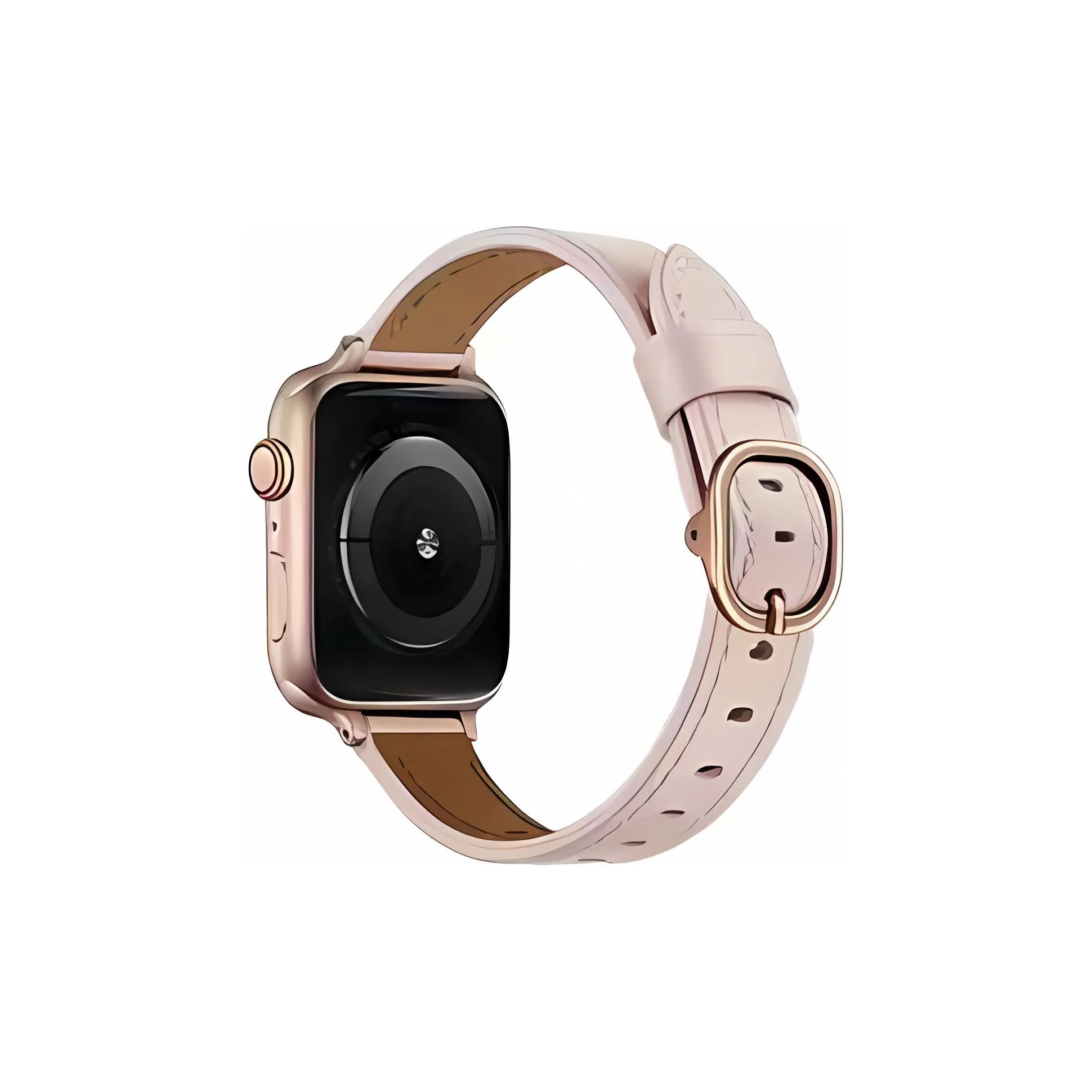 NCFCK Watch Band Apple Compatibility Genuine Leather Material