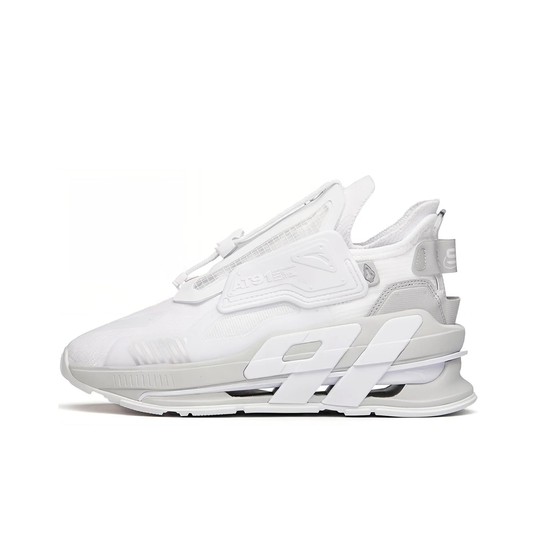 ANTA AT91 Амортизирующие Slip-Resistant Низкие Кроссовки для Бега Женские Anta Белый