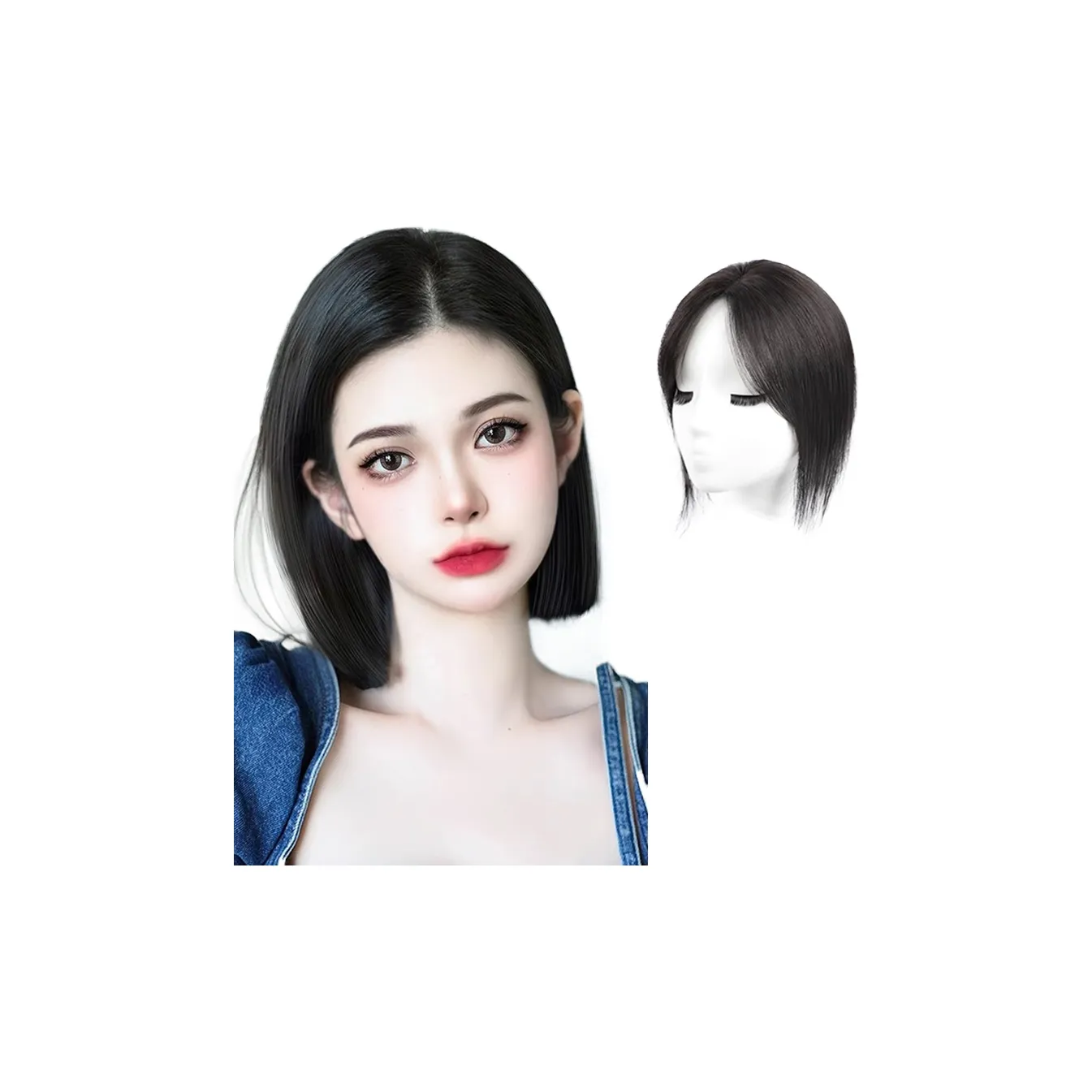 TIANKONGSHU Бабочка Swiss Сетка Парики