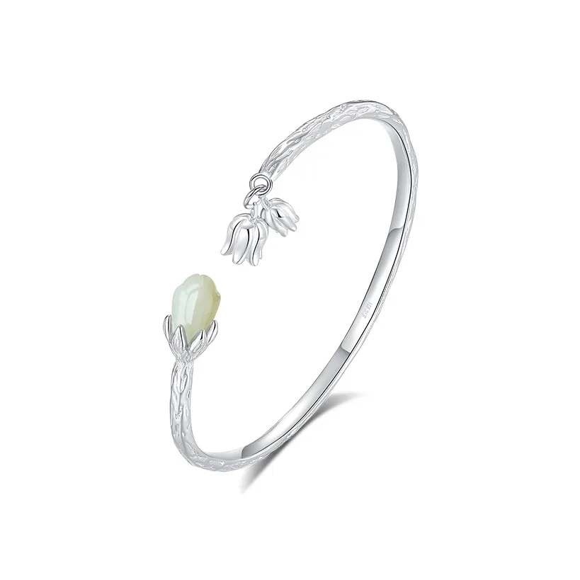 Otoshi S999 Fine Silver Bangles Women's Bestie/Couple Love Saint Birthday Anniversary Confession Gift