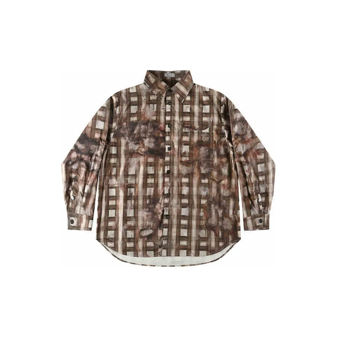 D 5 OVE Light Brown Men's Shirts D 5 OVE Светло-коричневые Мужские Рубашки