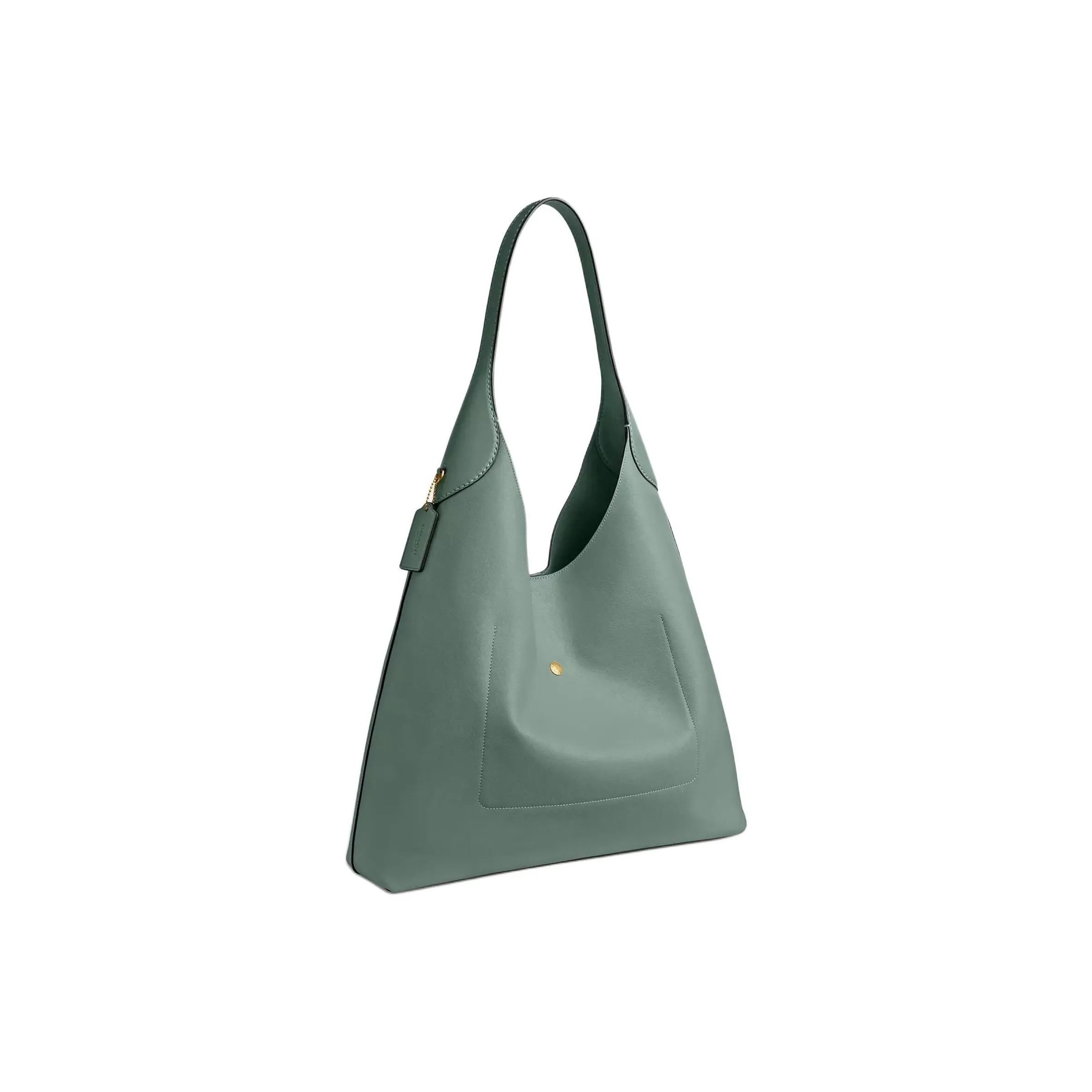 COACH Brooklyn GRAIN LEATHER Сумка Сумка через плечо Средняя Женская Шалфейный