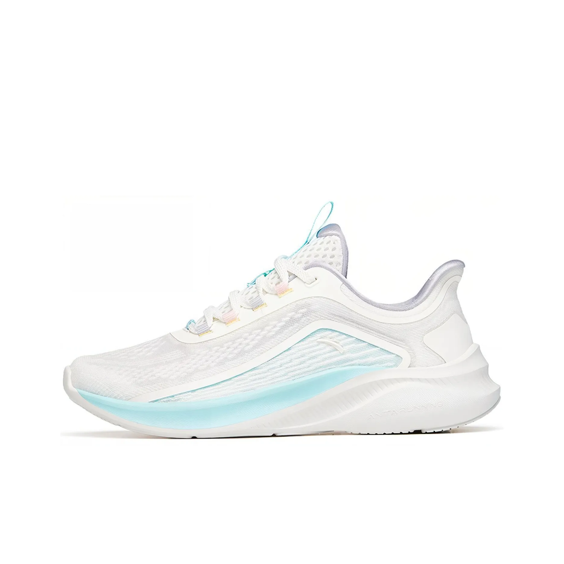 ANTA Амортизирующий Нескользящий Износостойкий Дышащий и Легкий Низкий Топ Беговые кроссовки Женские Белые Синие