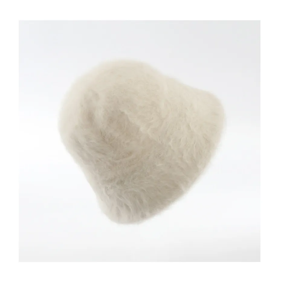 Little Phoenix Fairy Rabbit Fur Blend Bucket Hats Women's
