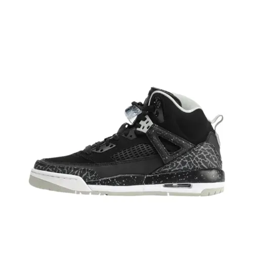 Джордан Spizike Детские баскетбольные кроссовки Высокие Черные Kids