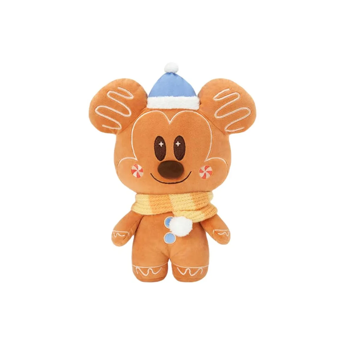 Disney 2024 Gingerbread Man Collection Микки Маус Ткань Кукла Куклы Плюшевая Кукла 27 см Высота Shanghai Disney