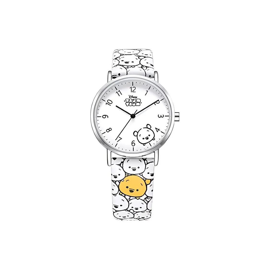 Disney Collaboration Кварцевый механизм ПУ (полиуретан) Ремешок Часы Детские Белый циферблат