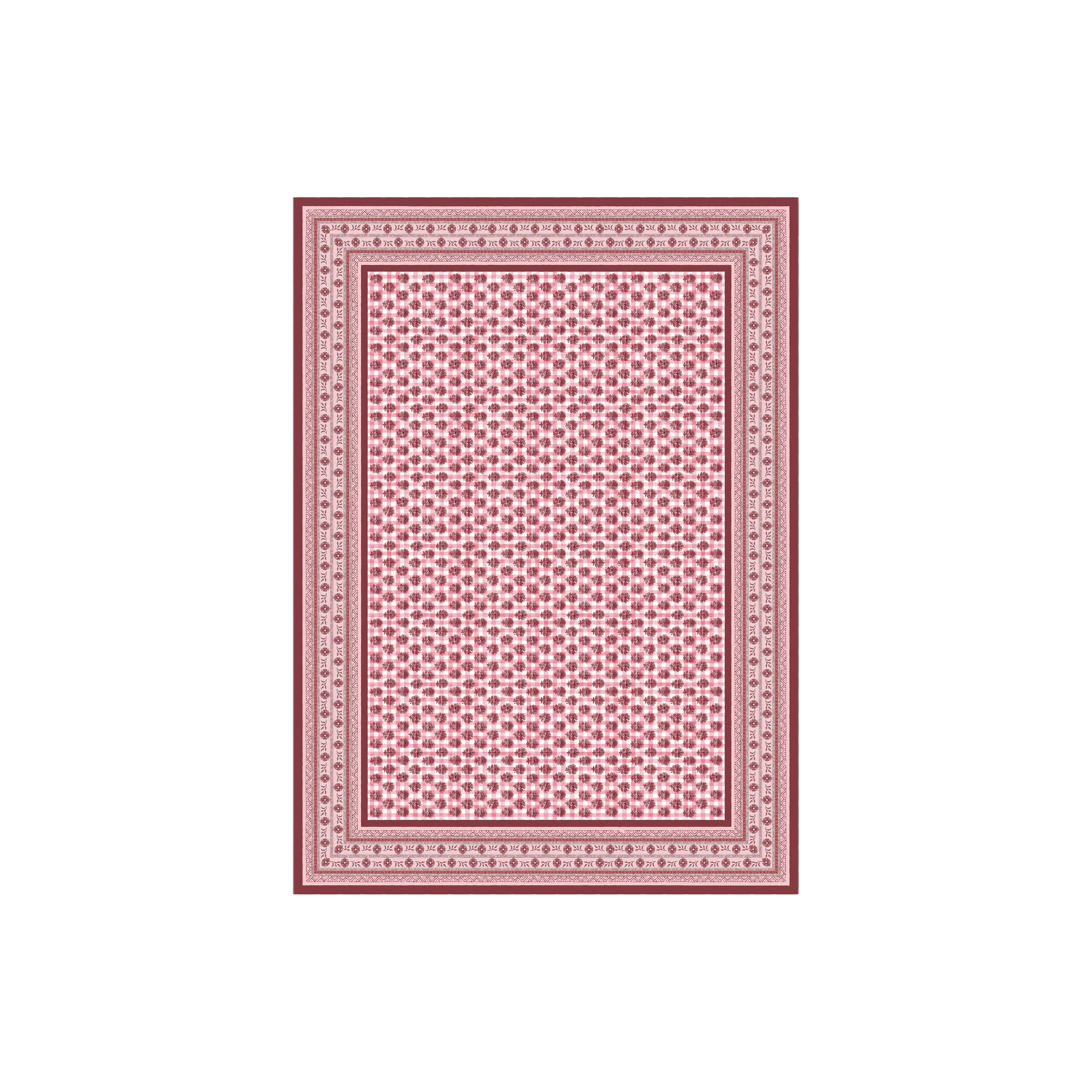 LONGCHAMP 100% Cotton, Silk Scarves Women's Pink