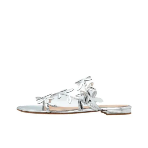 GIANVITO ROSSI Слипоны Серебристые Женские