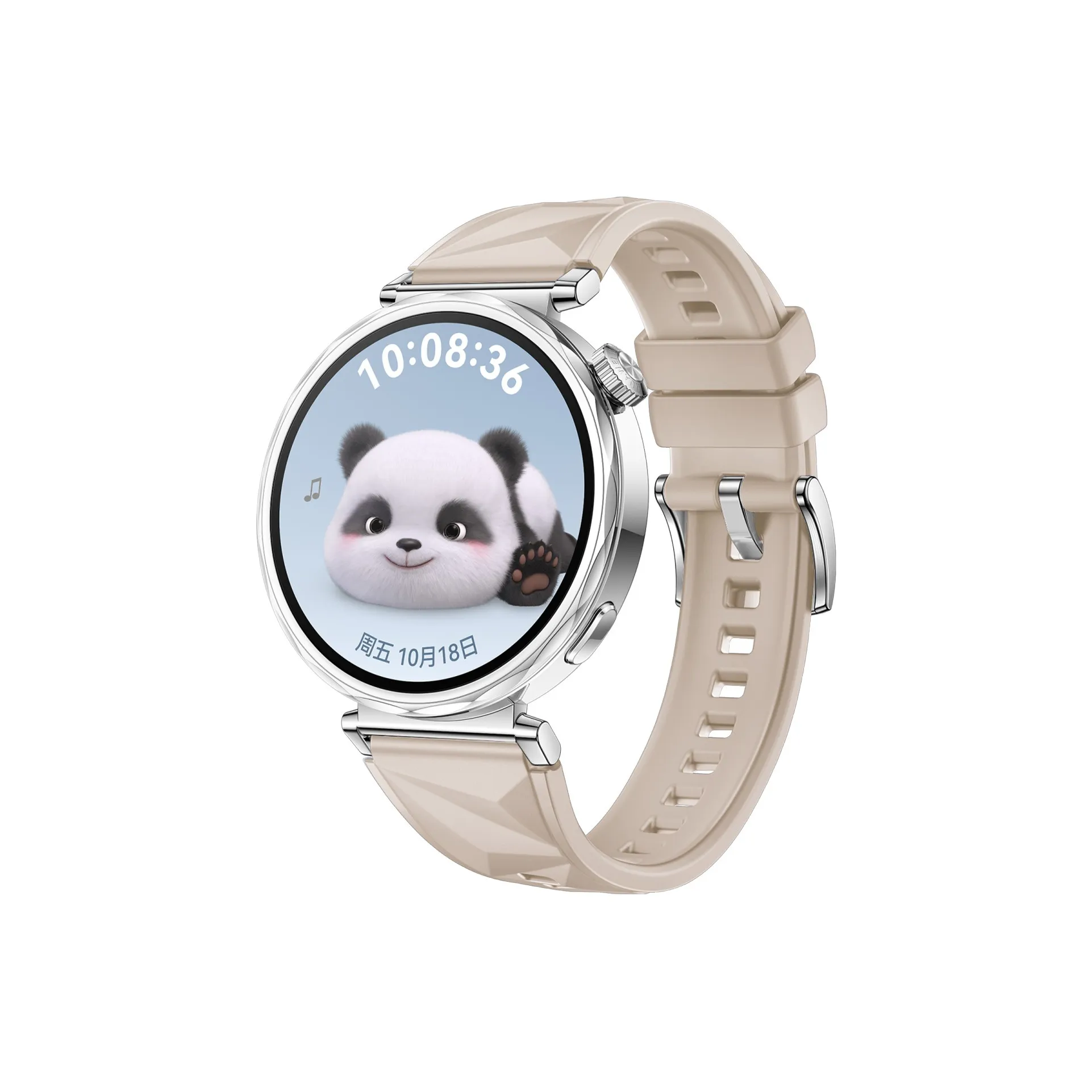 CHRROTA Compatibility Huawei GT5 GT4 Strap Women's Elegant 18mm Silicone Strap Watch Bands