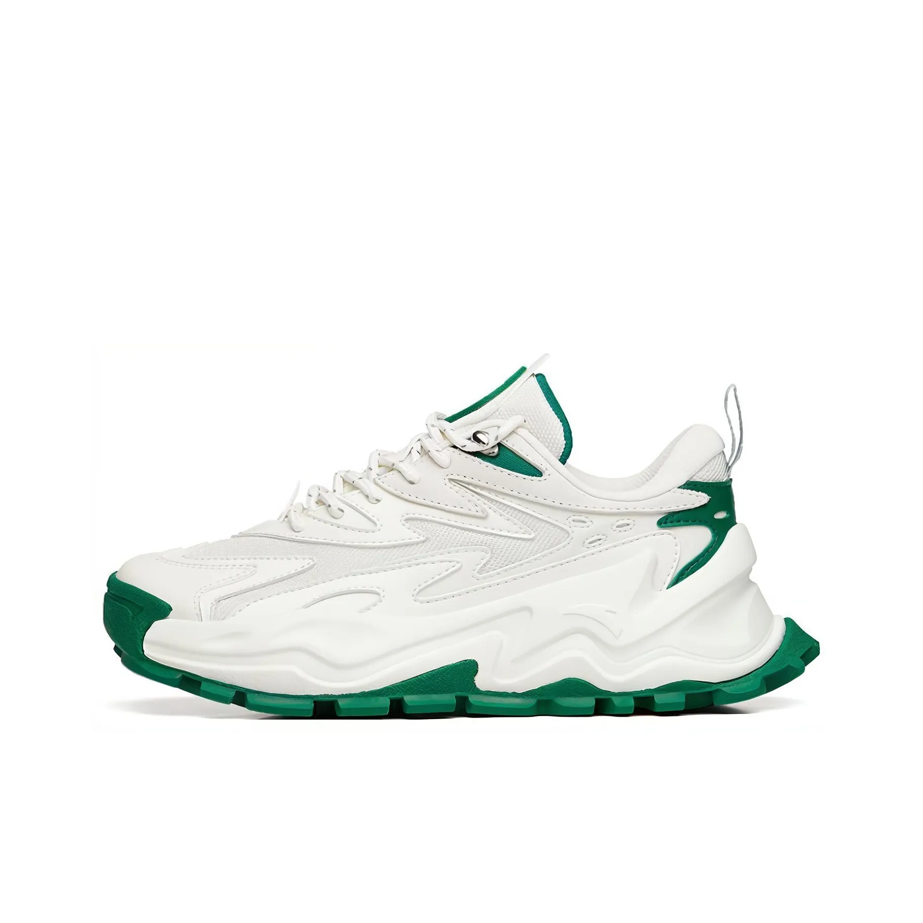 ANTA Hot Low Топ Кэжуал Женские Белый Зеленый