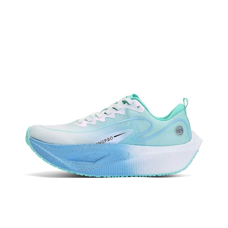 Qing Pao Беговые кроссовки Низкий топ Небесно-голубой Мужской