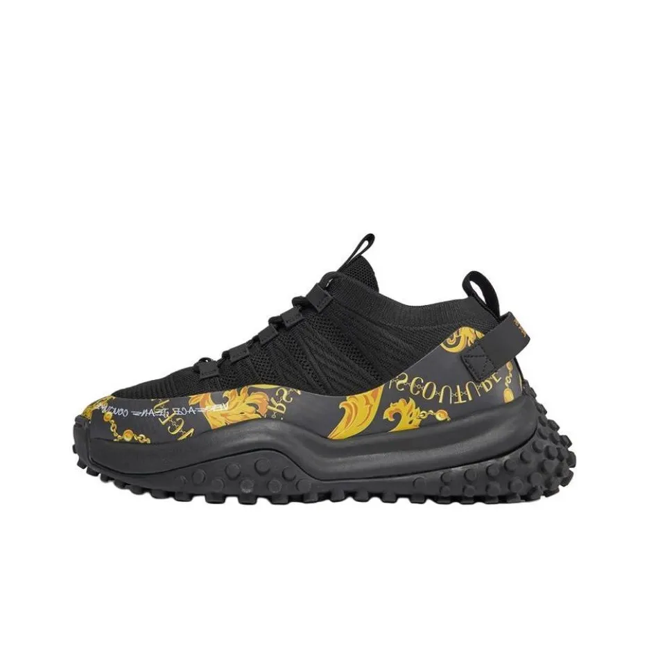 VERSACE JEANS COUTURE Низкий топ повседневный мужской черный