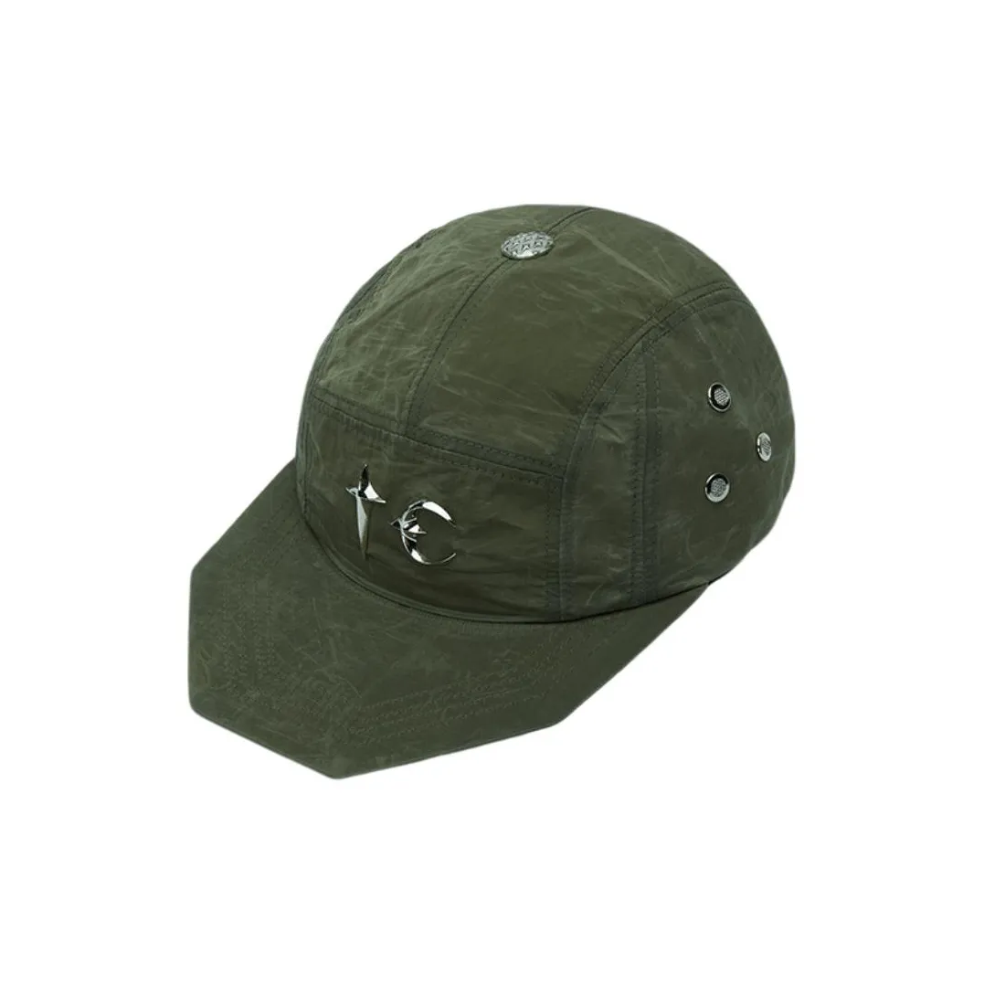 Thug Club Переработанные нейлоновые кепки унисекс зеленые