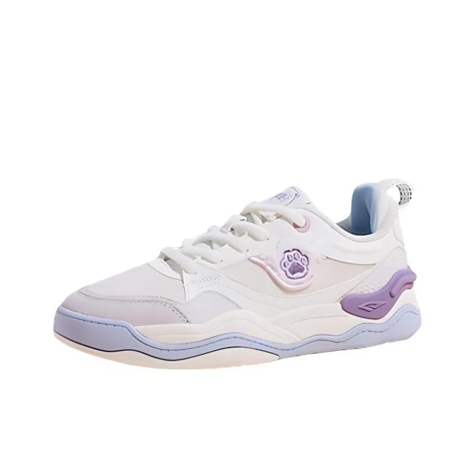 QIAODAN Cute Pet 1,0 Термические Низкие Кроссовки для Скейтбординга Женские Айвори