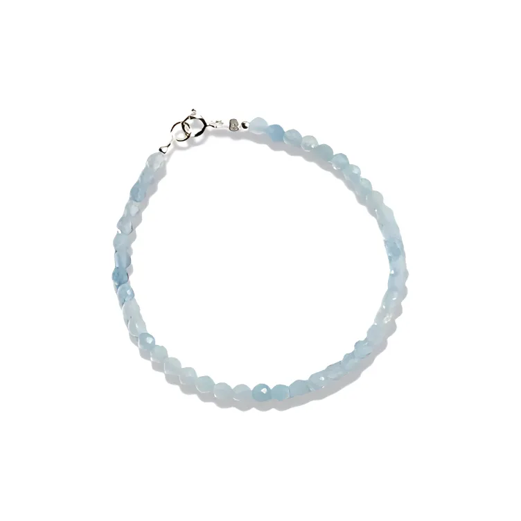JOYDINNY Браслеты из аквамарина Женские