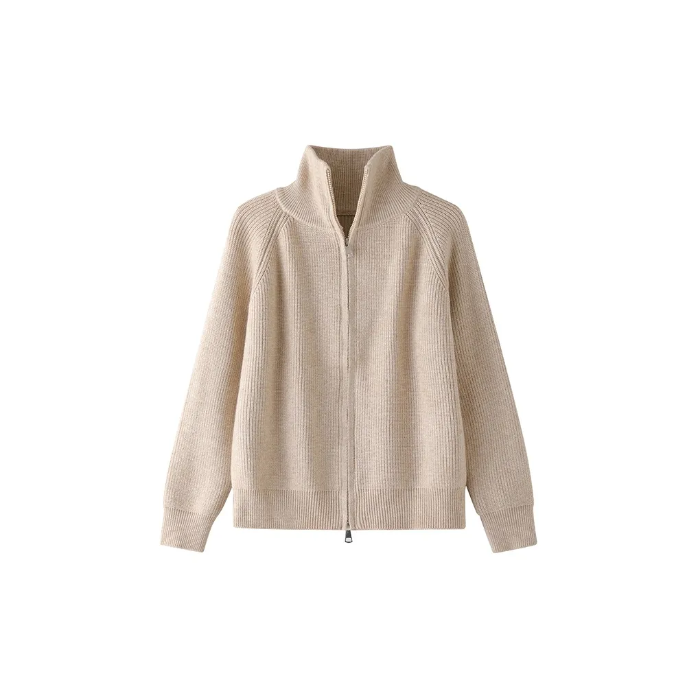 Korean Style Knitwear Women's Apricot