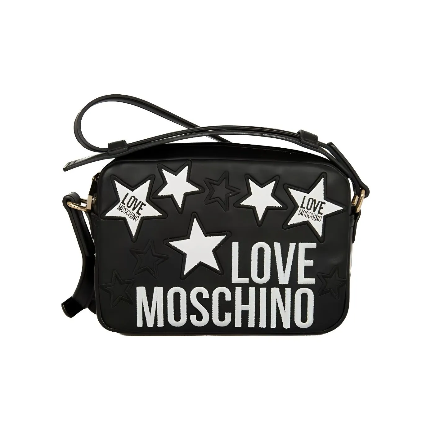 LOVE MOSCHINO Polyurethane Crossbody Bag, Shoulder Bag Women's Black