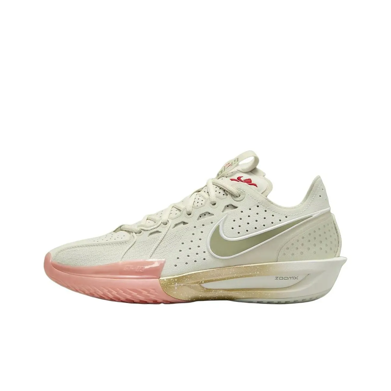 Nike Slip-resistant Abrasion-resistant Low-top Basketball Shoes Men's White Green Найк Slip-resistant Abrasion-resistant Низкие Баскетбольные Кроссовки Мужские Белый Зеленый