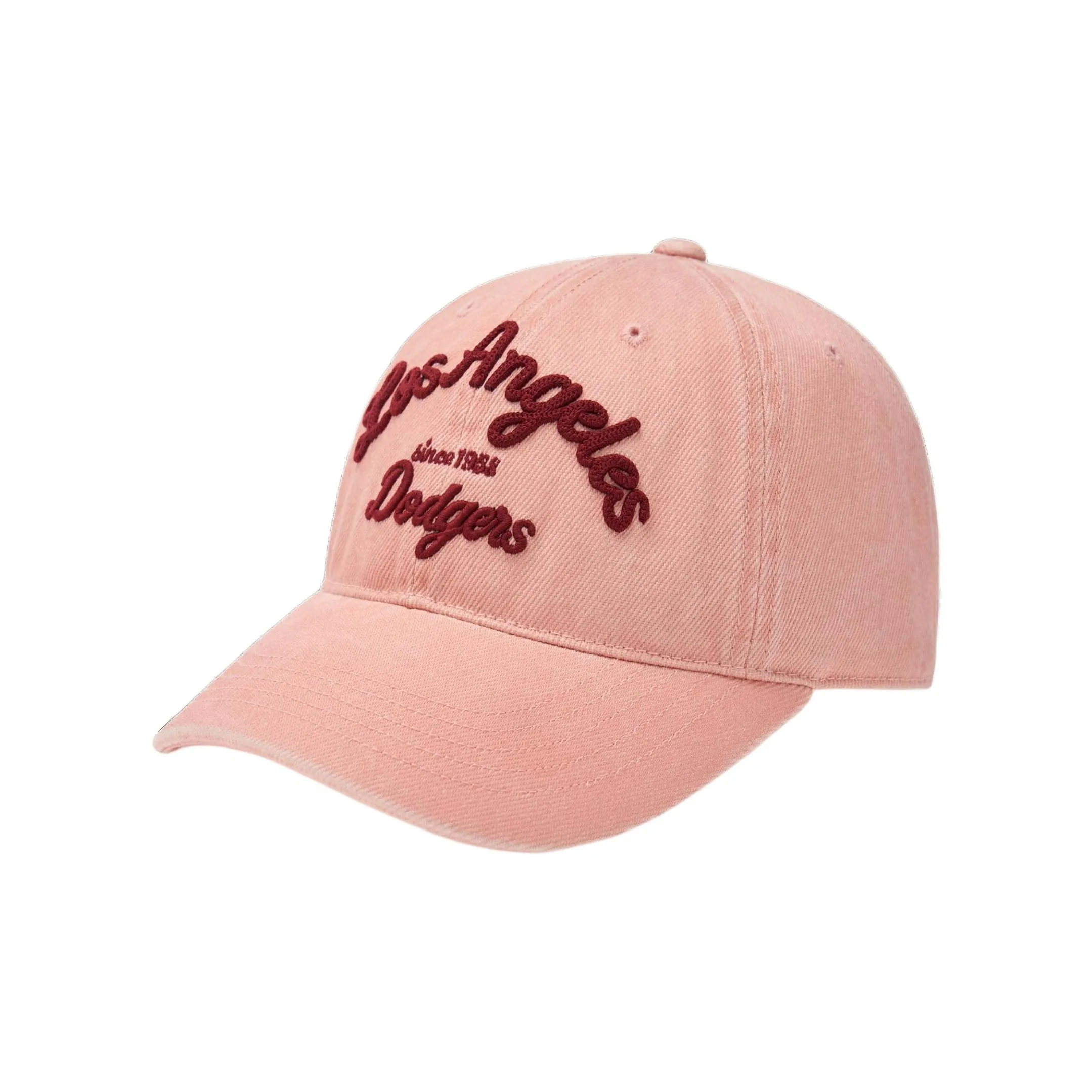 Бейсболка MLB Base Logo из хлопка унисекс розовая