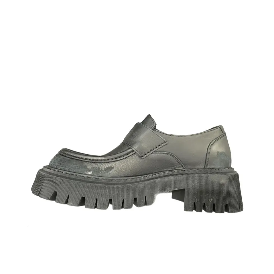 Balenciaga Tractor Loafers Men's Black