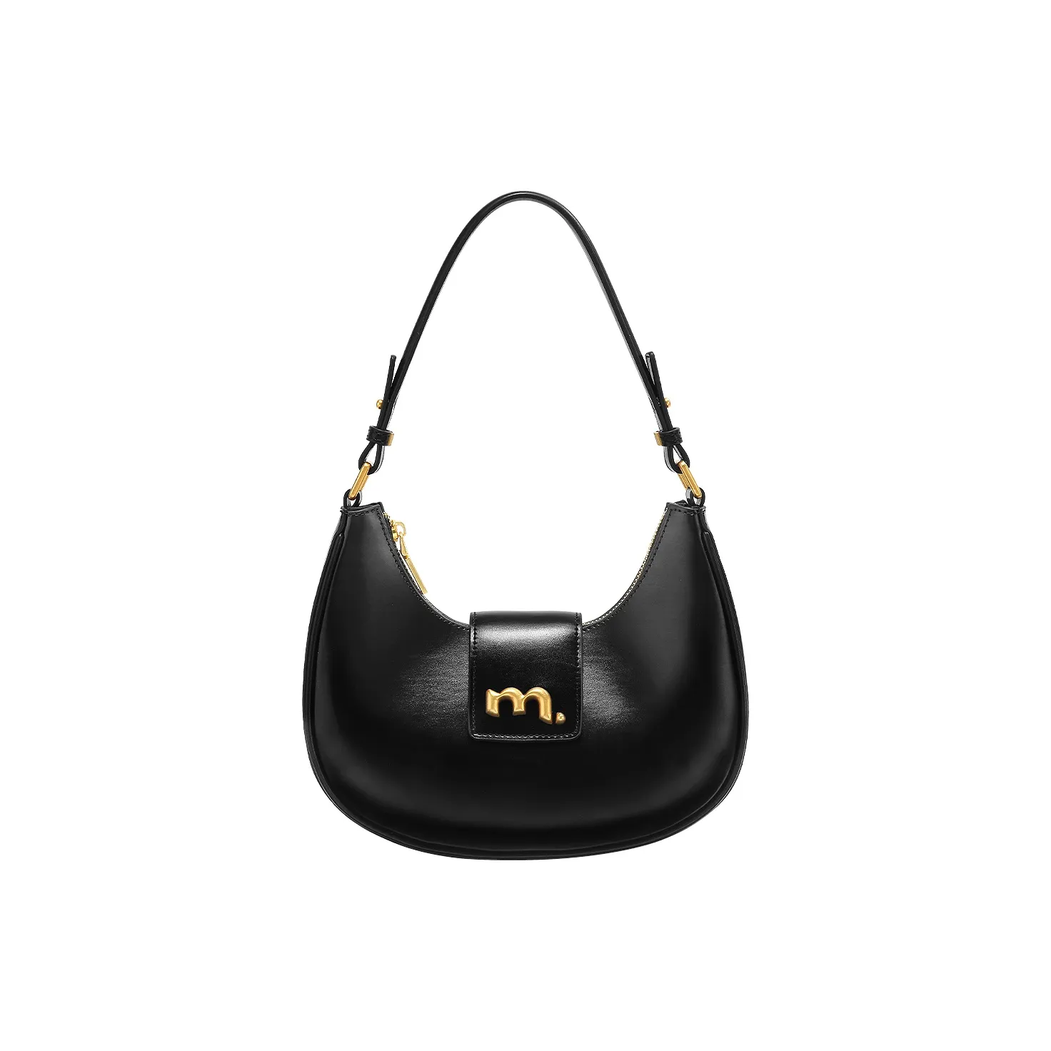 Miao Di Гладкая Телячья Кожа Сумка Сумка через плечо Сумка через плечо Стандартная Женская Черная Белая Красная