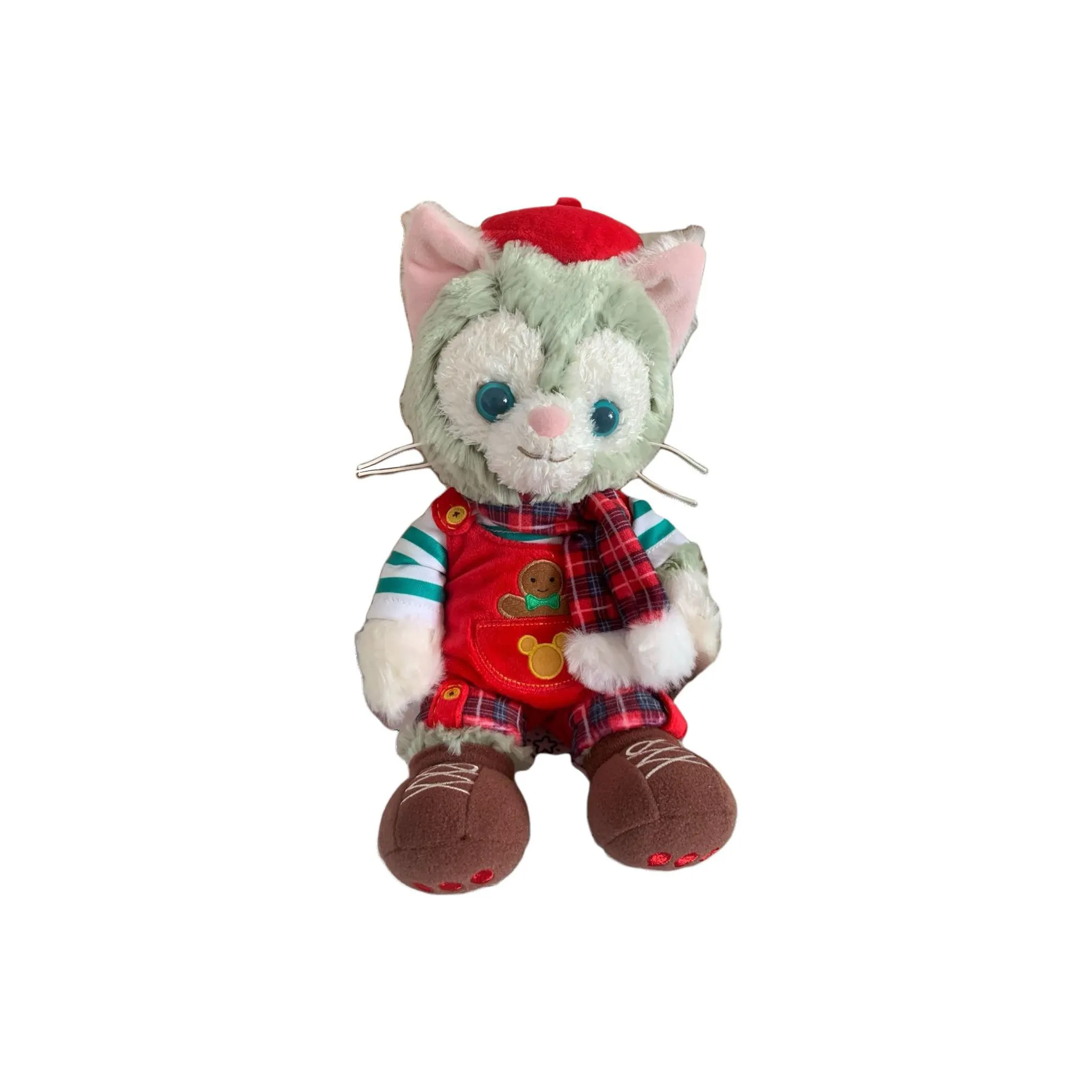 Disney Джелатони Shanghai Disney Коллекция Рождества Duffy и Friends Куклы Плюшевая кукла 30 см Высота Shanghai Disney