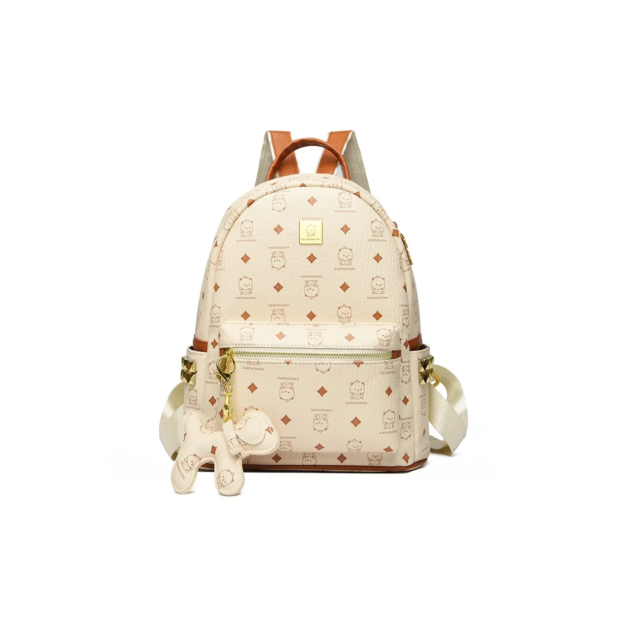 Single Warehouse ПУ (полиуретан) Рюкзак Стандартный Женский Экрю Розовый Коричневый Черный