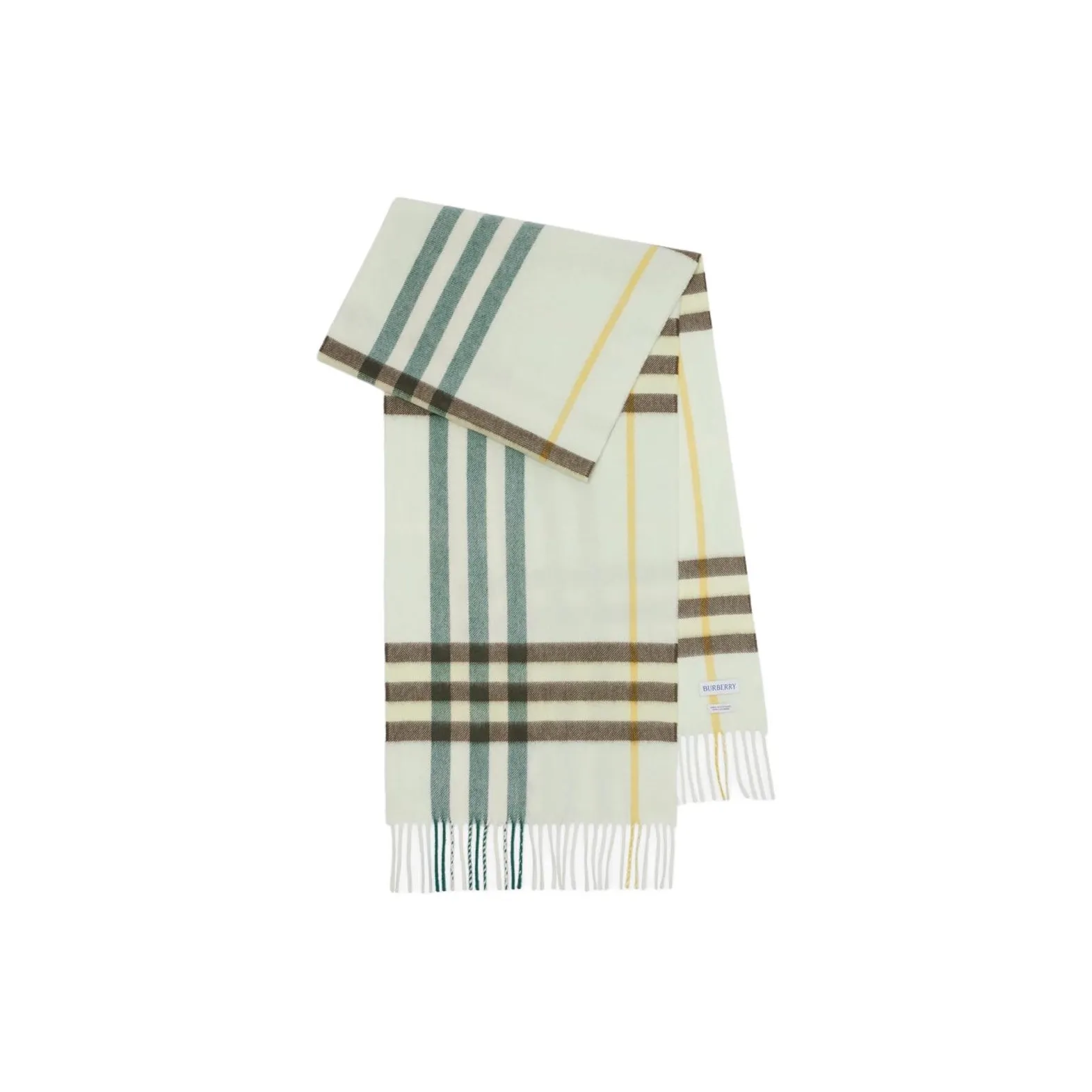 Burberry Кашемировые Вязаные Шарфы Женские Зеленые