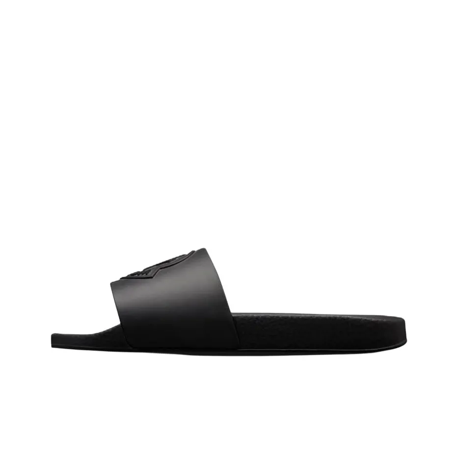 Moncler Basile Слипоны 3 см Мужской Черный