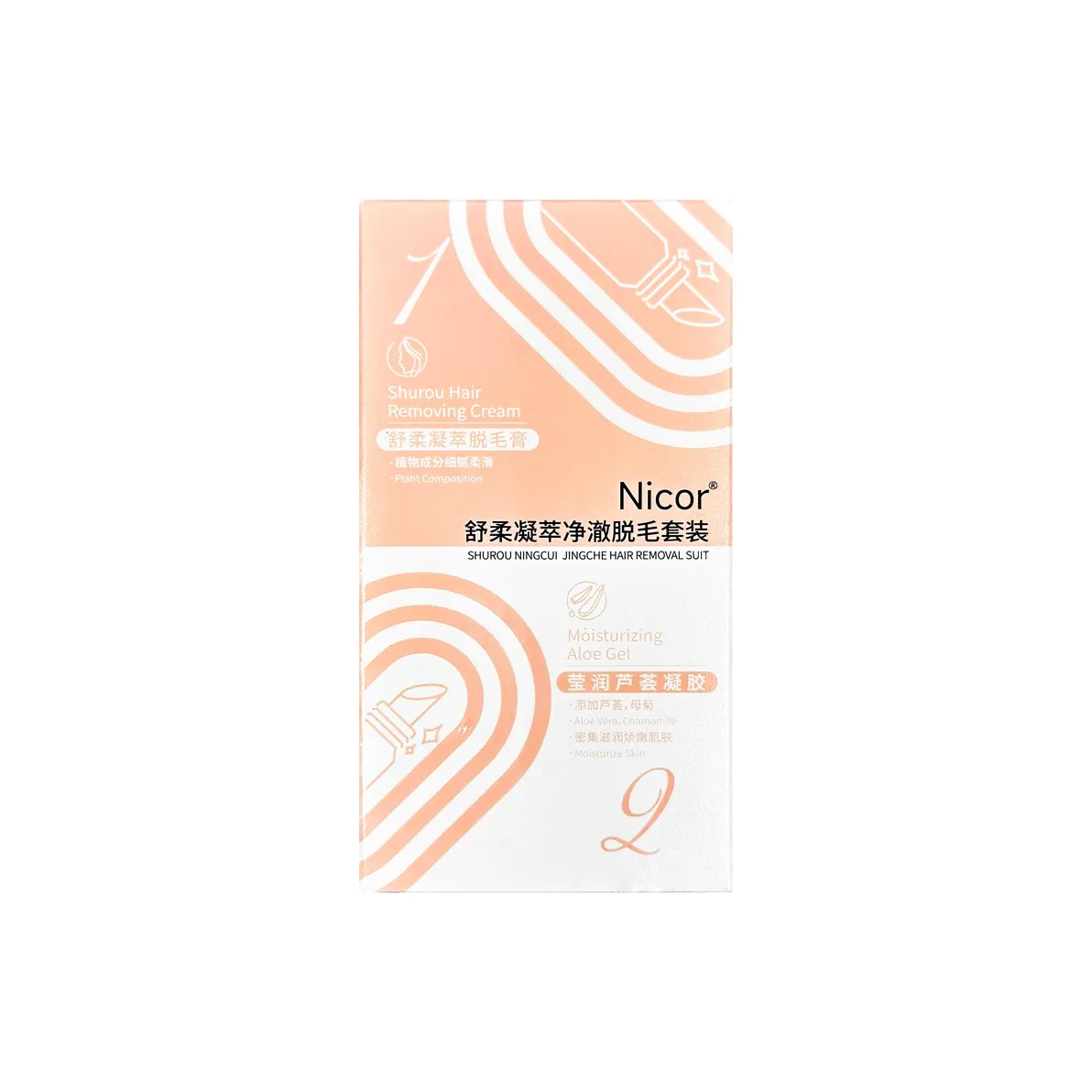 NICOR Мягкий And Pure Essence Очищающий Депиляционный Крем Увлажняющий Удаление волос