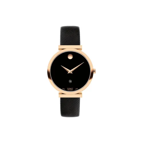 MOVADO Механические Женские Часы Museum Series, Механизм, 32 мм, Черный