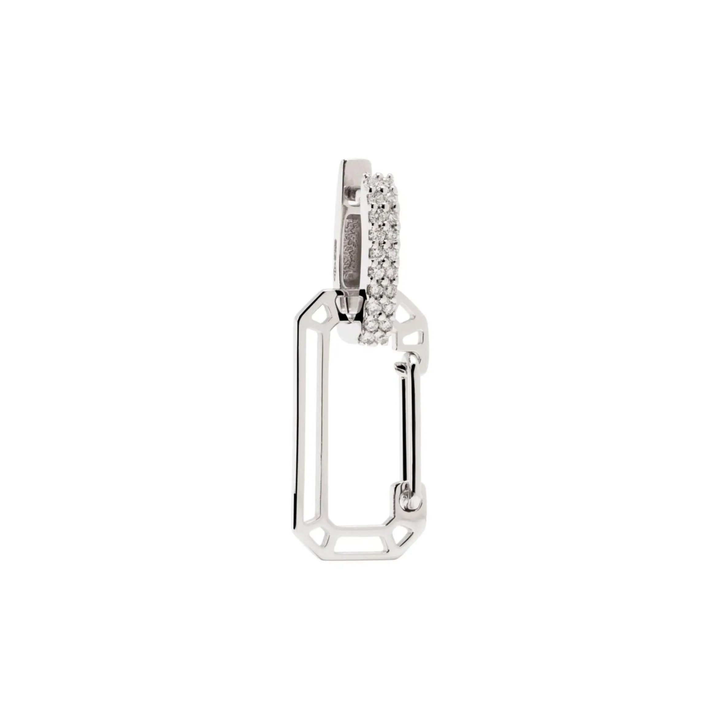 EÉRA Crystal embellished Hoop Earrings