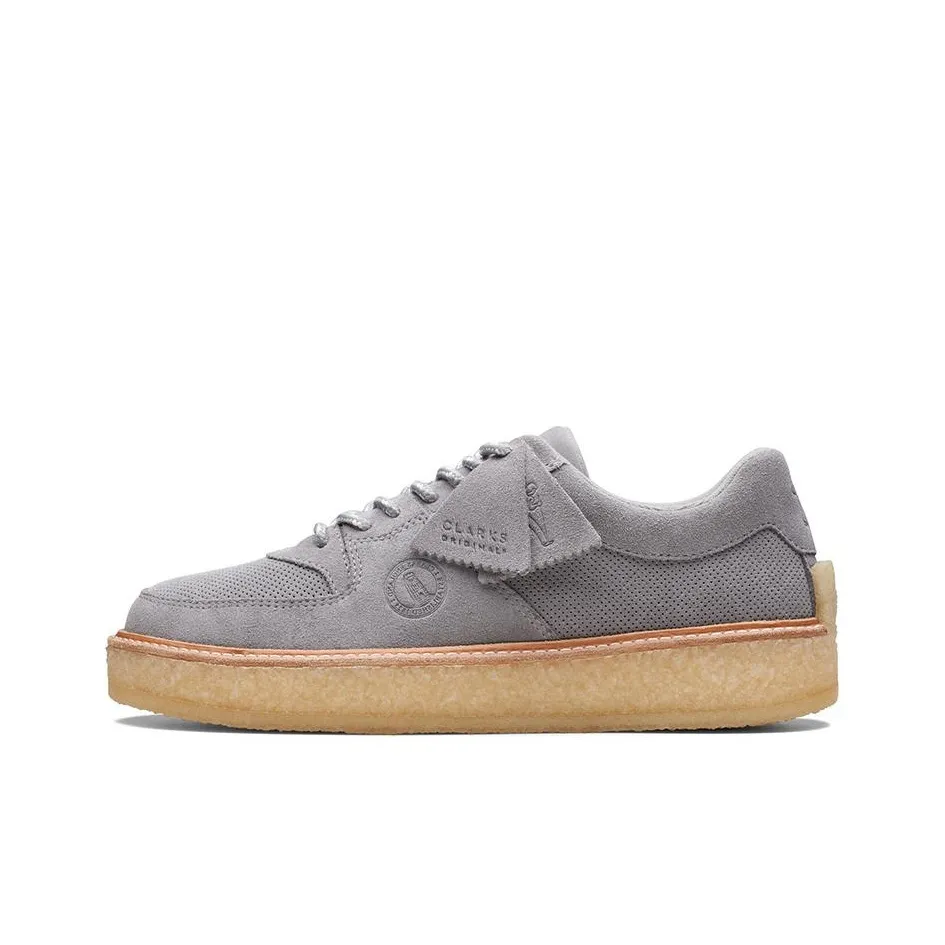 Clarks Sandford Ronnie Fieg KITH Slip-resistant Low Top Skateboard Shoes Men's Gray Clarks Sandford Ronnie Fieg KITH противоскользящие низкие топ скейтборд обувь мужская серый