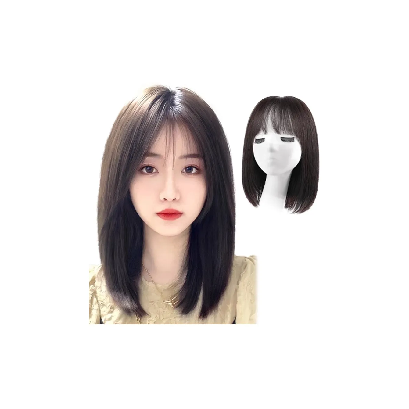 TIANKONGSHU Шелк Сетка Замок Кость Заколка для волос Парики