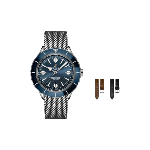 Breitling Автоматический Механический Movement Мужские Часы 42 мм Синие