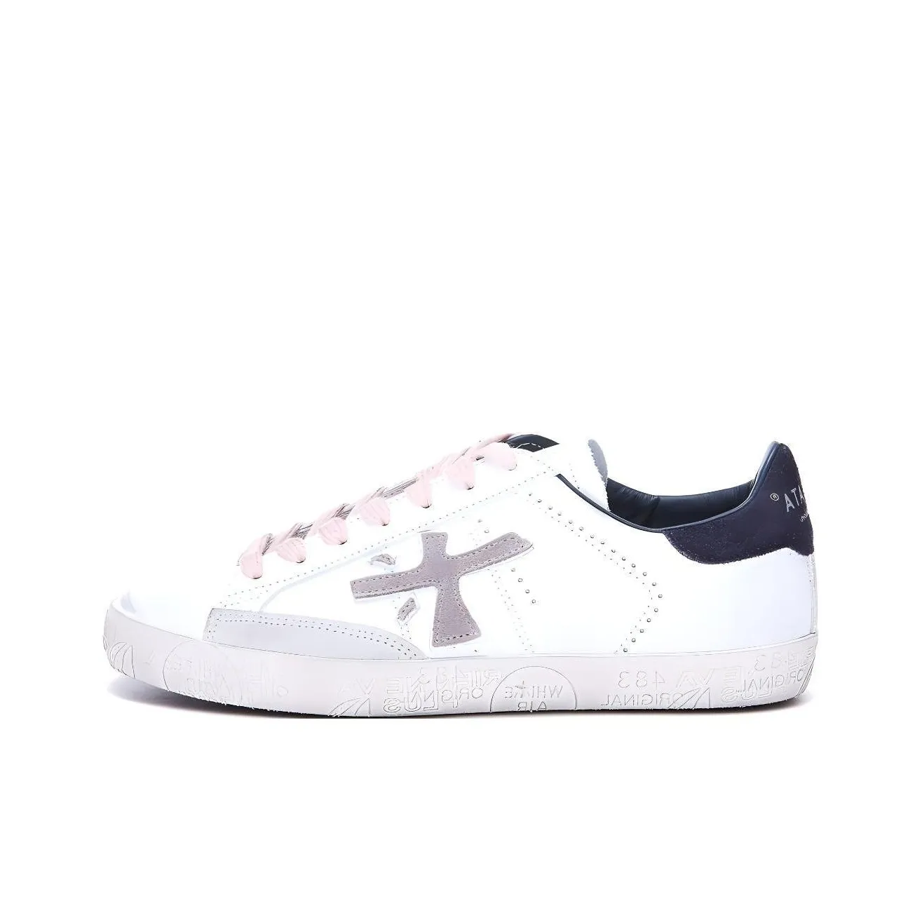 PREMIATA Low Top Skateboard Shoes Women's White Purple