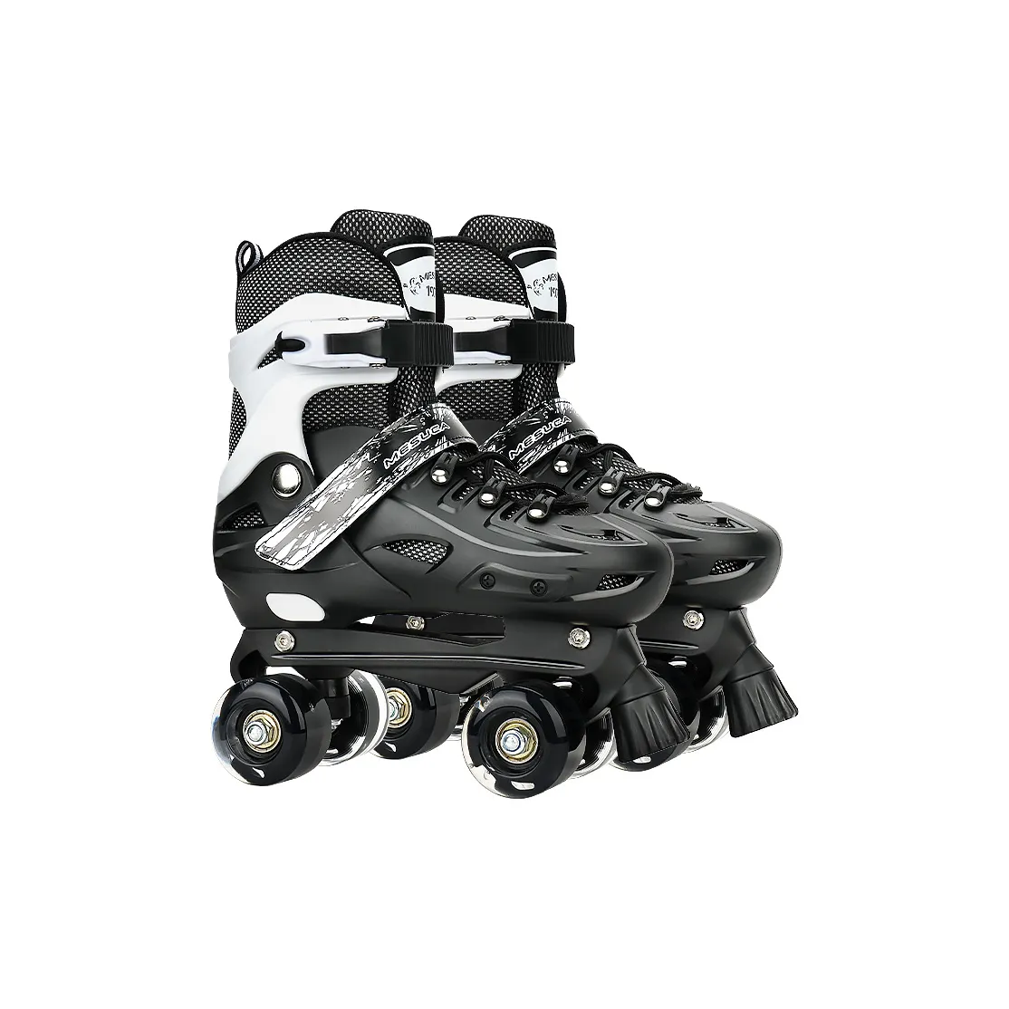 MESUCA Kids Adults Teenagers Roller Skates PU Flash Wheel Outdoor Sports Unisex
