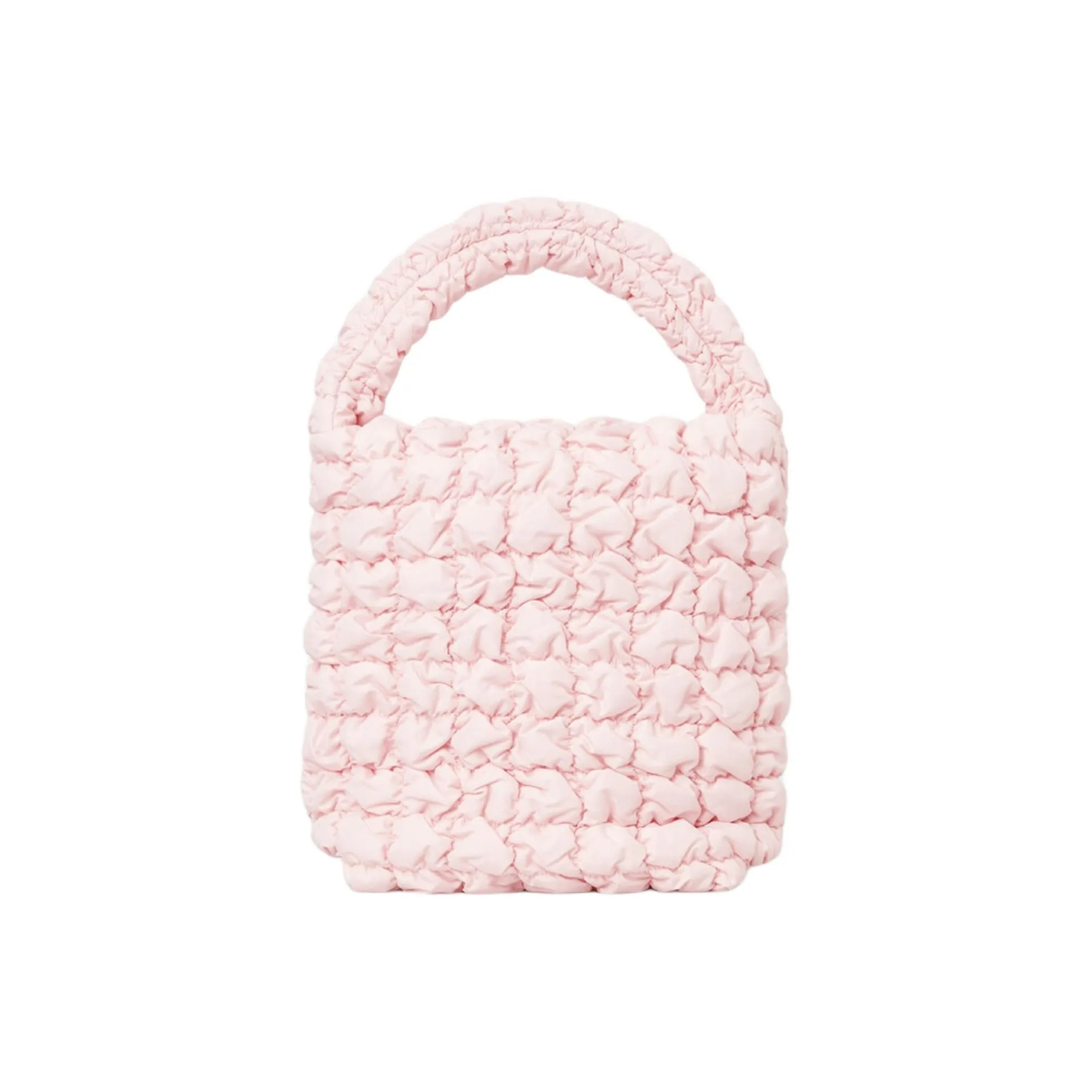 COS Полиэстер Облачная Сумка Мини Сумка Женская Розовая