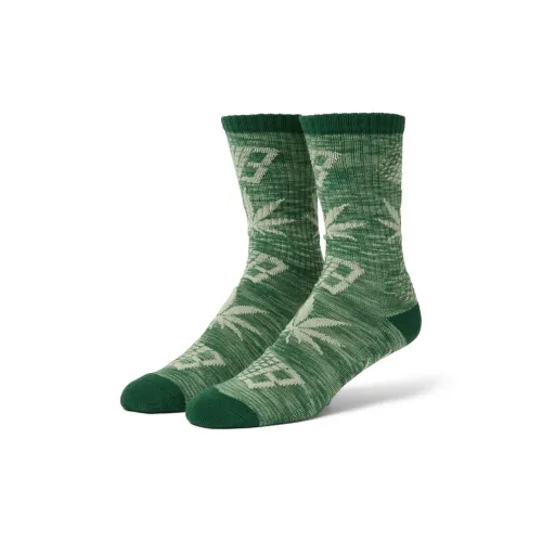 HUF Bronze56k Collaboration 1 шт Зеленый Унисекс MID Носки до икры