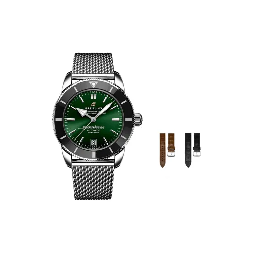 Breitling Автоматический Механический Movement Унисекс Часы Super Ocean Culture Collection 42 мм Зеленые