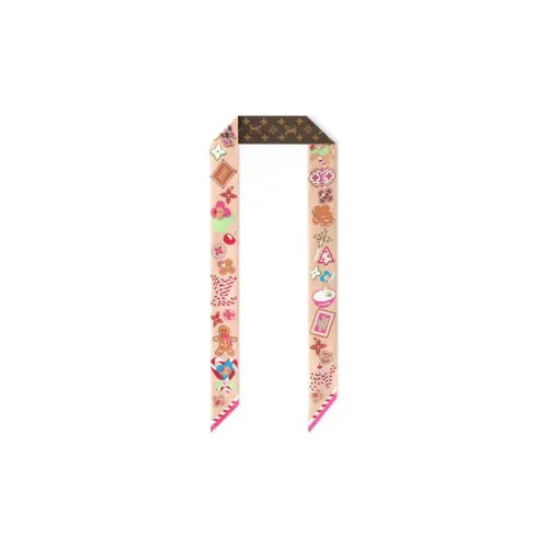 LOUIS VUITTON Vivienne Holidays Тютюновый шелк Резинки для волос Женские