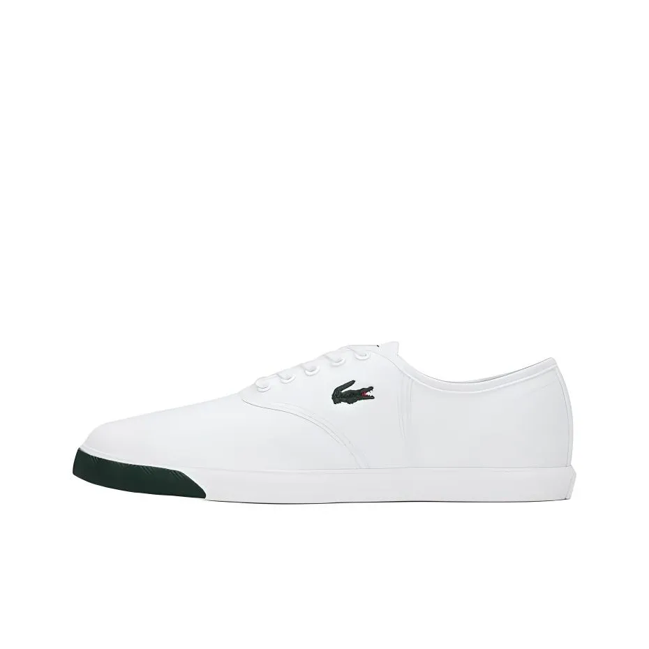 LACOSTE Collaboration Low Топ Скейтборд Кроссовки Мужские Белые
