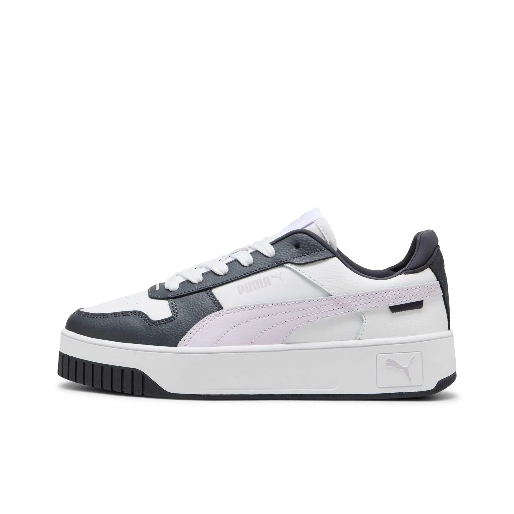 PUMA Термические Износостойкие Низкие Кроссовки для Скейтбординга Женские Черно-белые